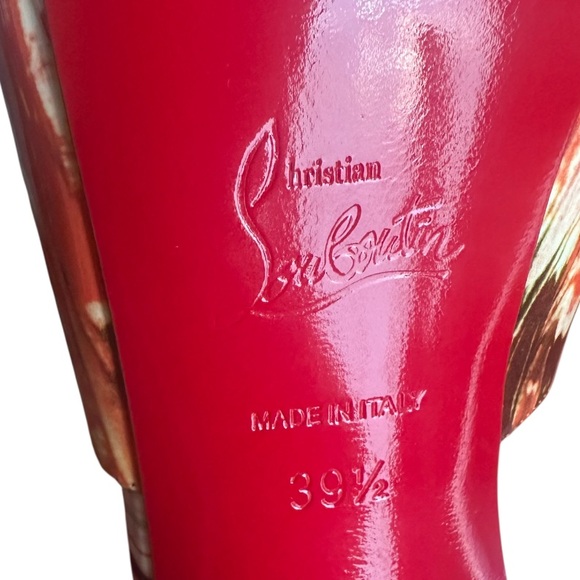 Christian Louboutin PIGAMULE 120 PATENT
BAZIN Pompadour 120mm RETAIL 995 - Picture 9 of 9